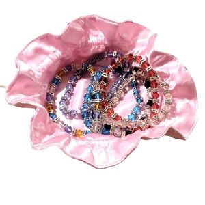 Mutli-color stretch bracelts
